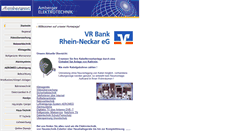 Desktop Screenshot of amberger-elektrotechnik.de